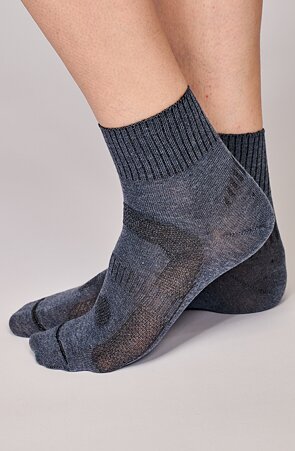Blaue Sommer-Socke mit antibakterieller Behandlung P059