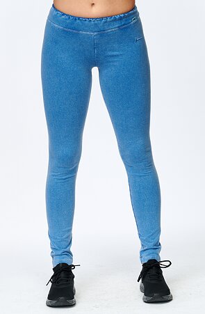 Lange Baumwolle-Jeans-Damenleggins 308